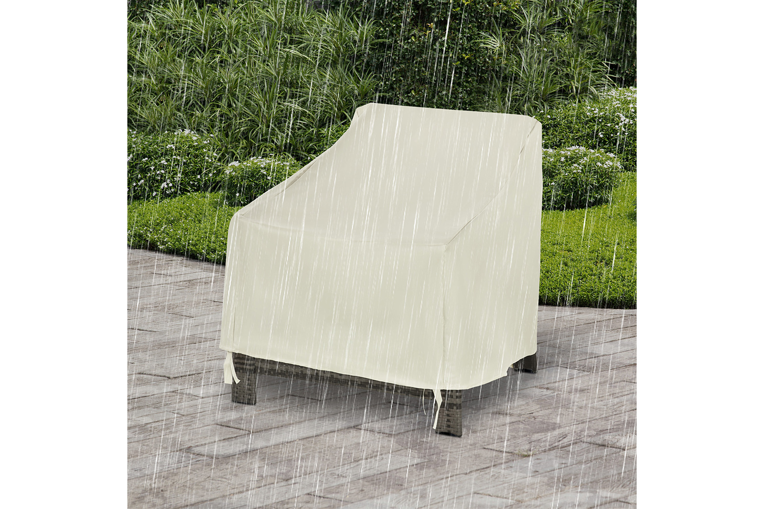 Outsunny Single Chair Waterproof Furniture Cover | Beige