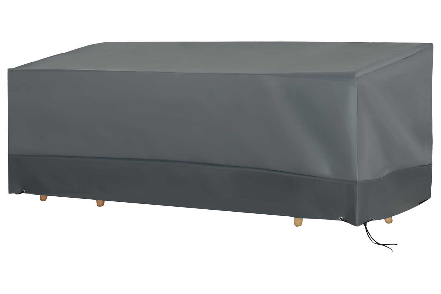 Outsunny 3 Seater Sofa Furniture Cover | Dark Grey/Light Grey