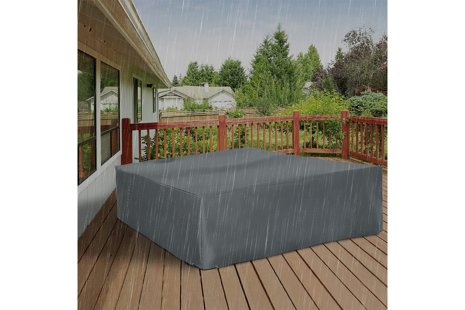 Outsunny Outdoor Garden Protective Furniture Cover | Grey
