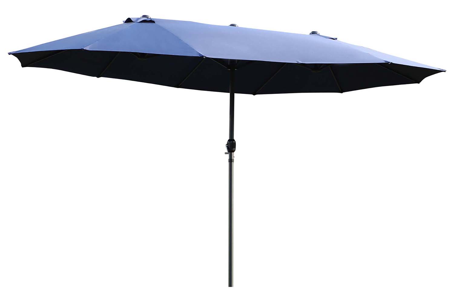Outsunny Double-Sided Sun Umbrella without Base | Blue
