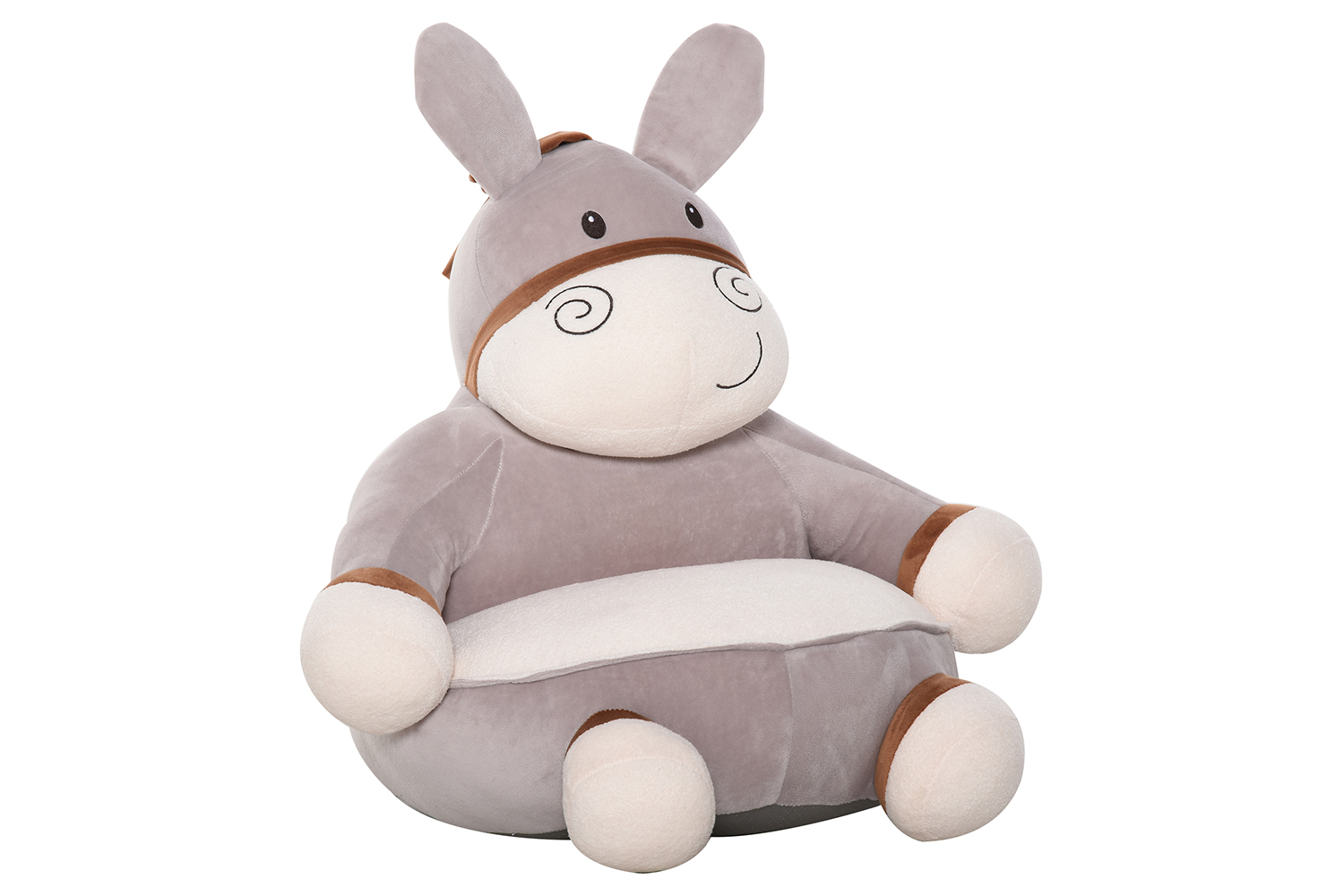 Homcom Donkey Toddlercouch | Grey