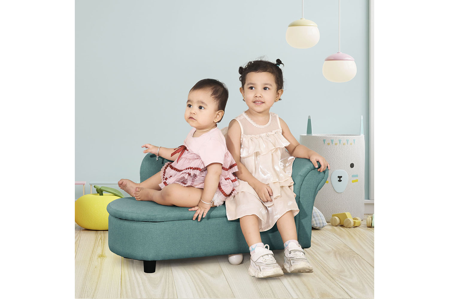Homcom Kids Sofa | Light Blue