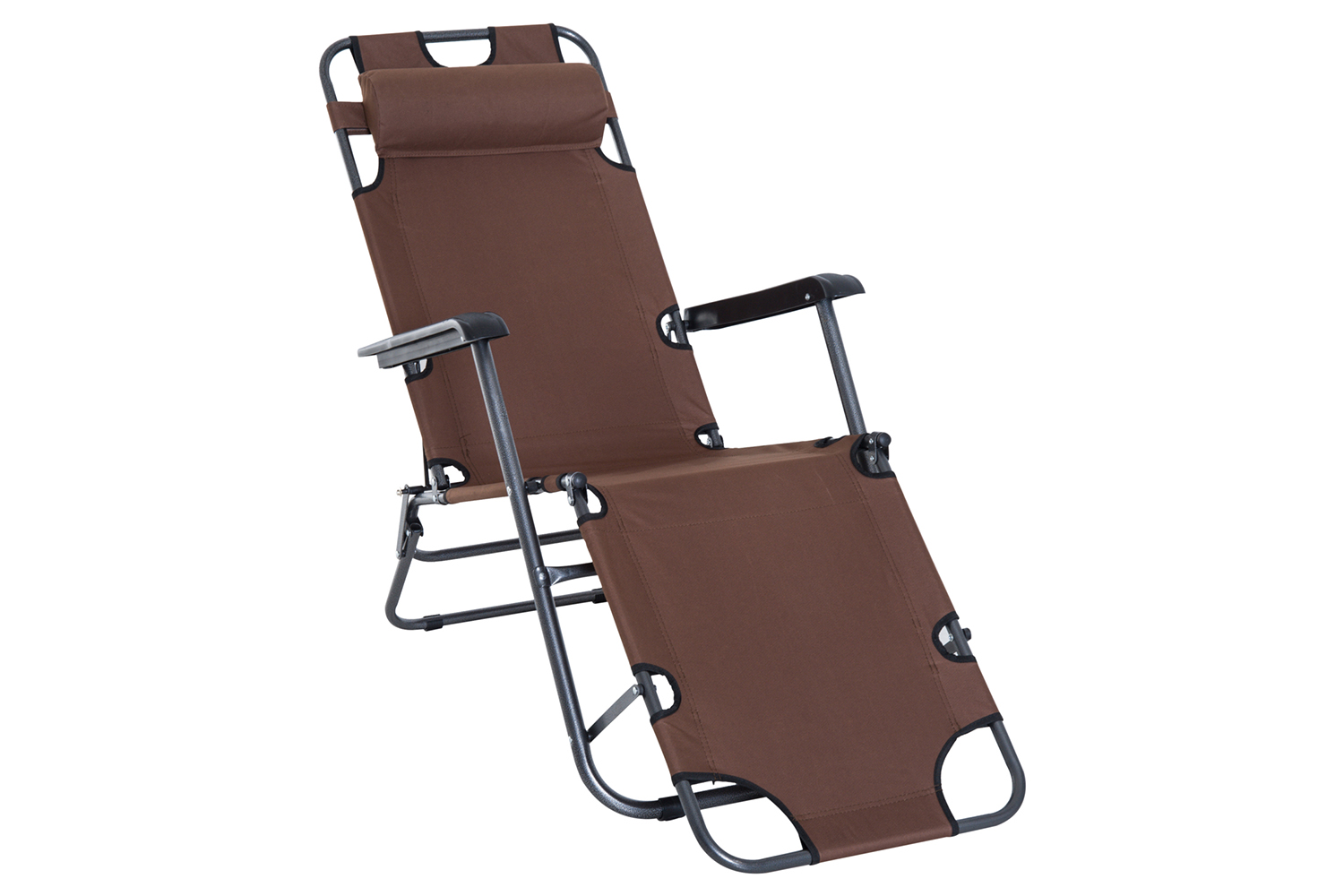 Outsunny Sun Lounge Chair | Brown