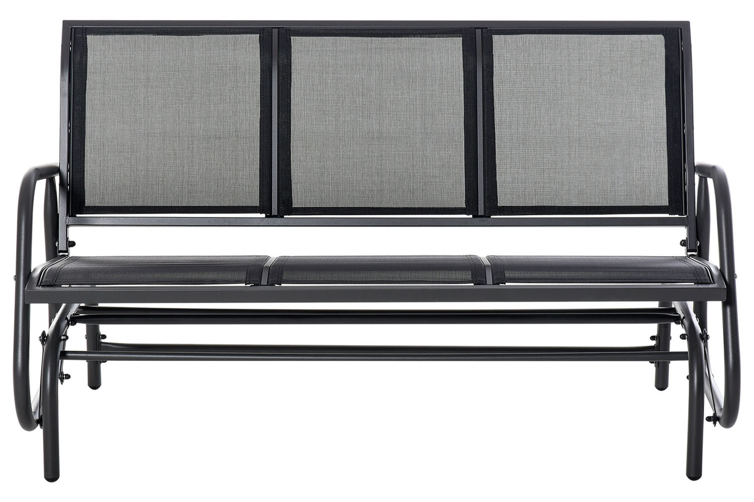 Outsunny 3 Seat Glider Chair | Black