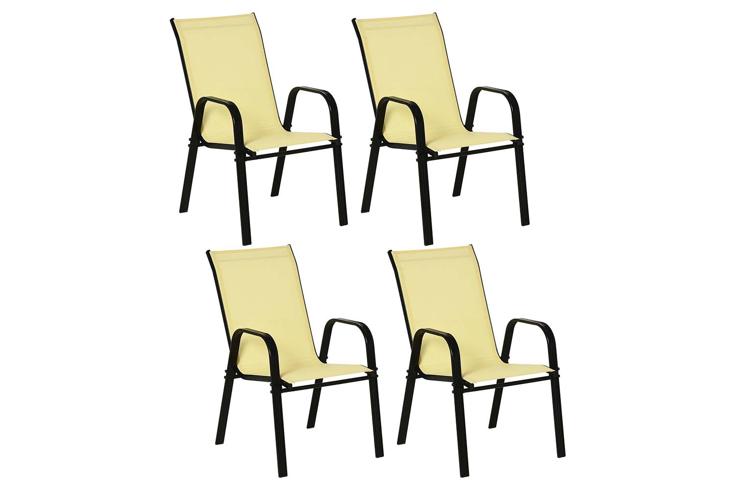 Outsunny Outdoor Garden Chairs | Beige