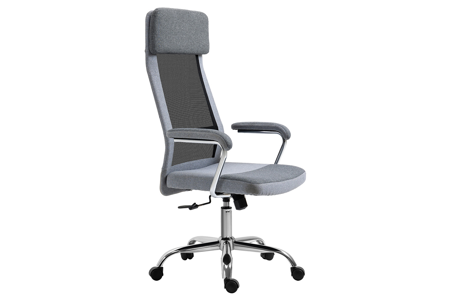 Vinsetto Ergonomic Office Chair | Light Grey/Black