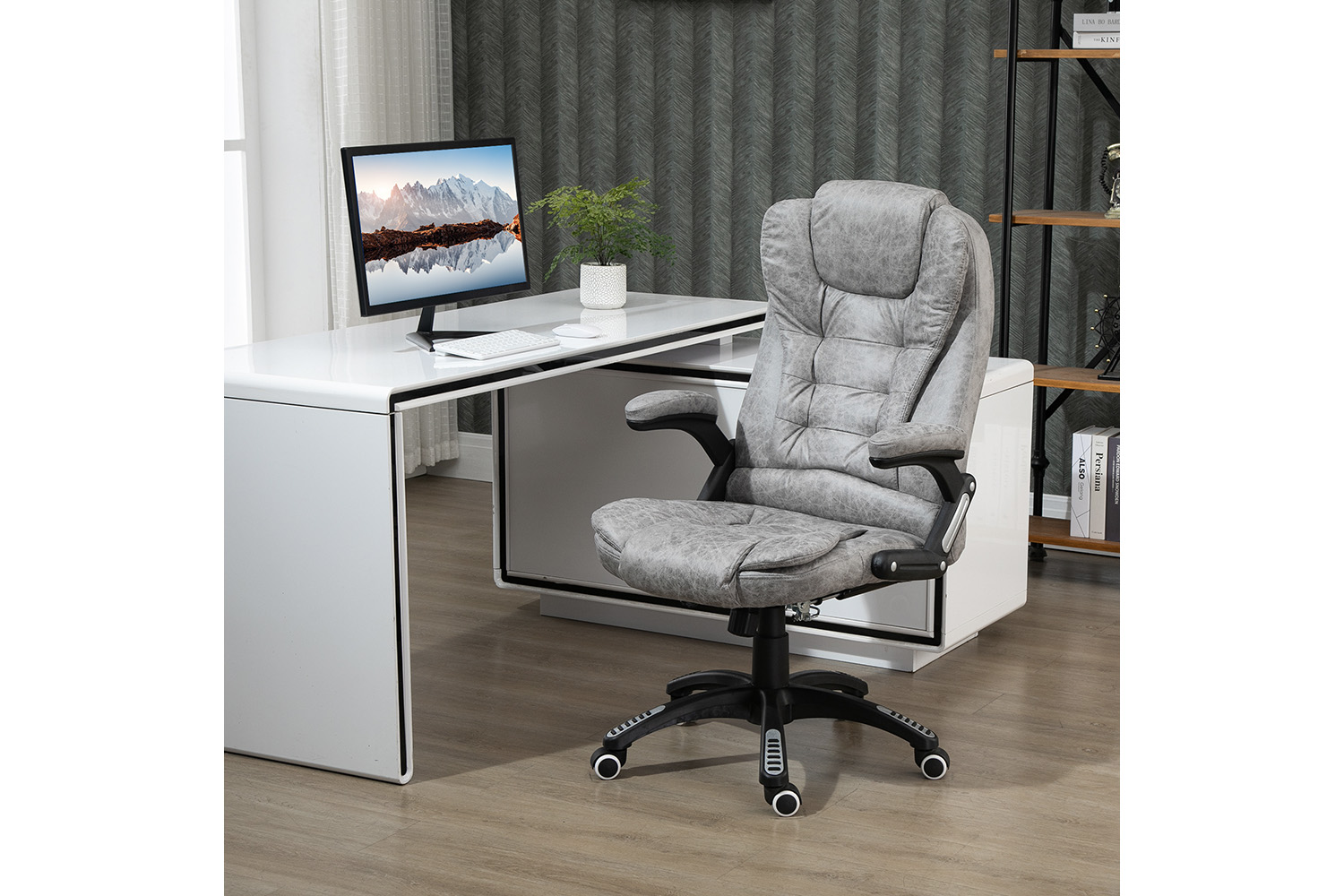 Vinsetto Office Desk Chair | Grey