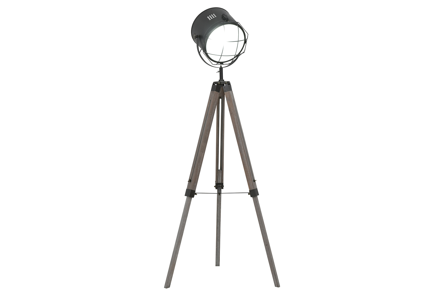 Homcom | Tripod Floor Lamp | Grey/Black
