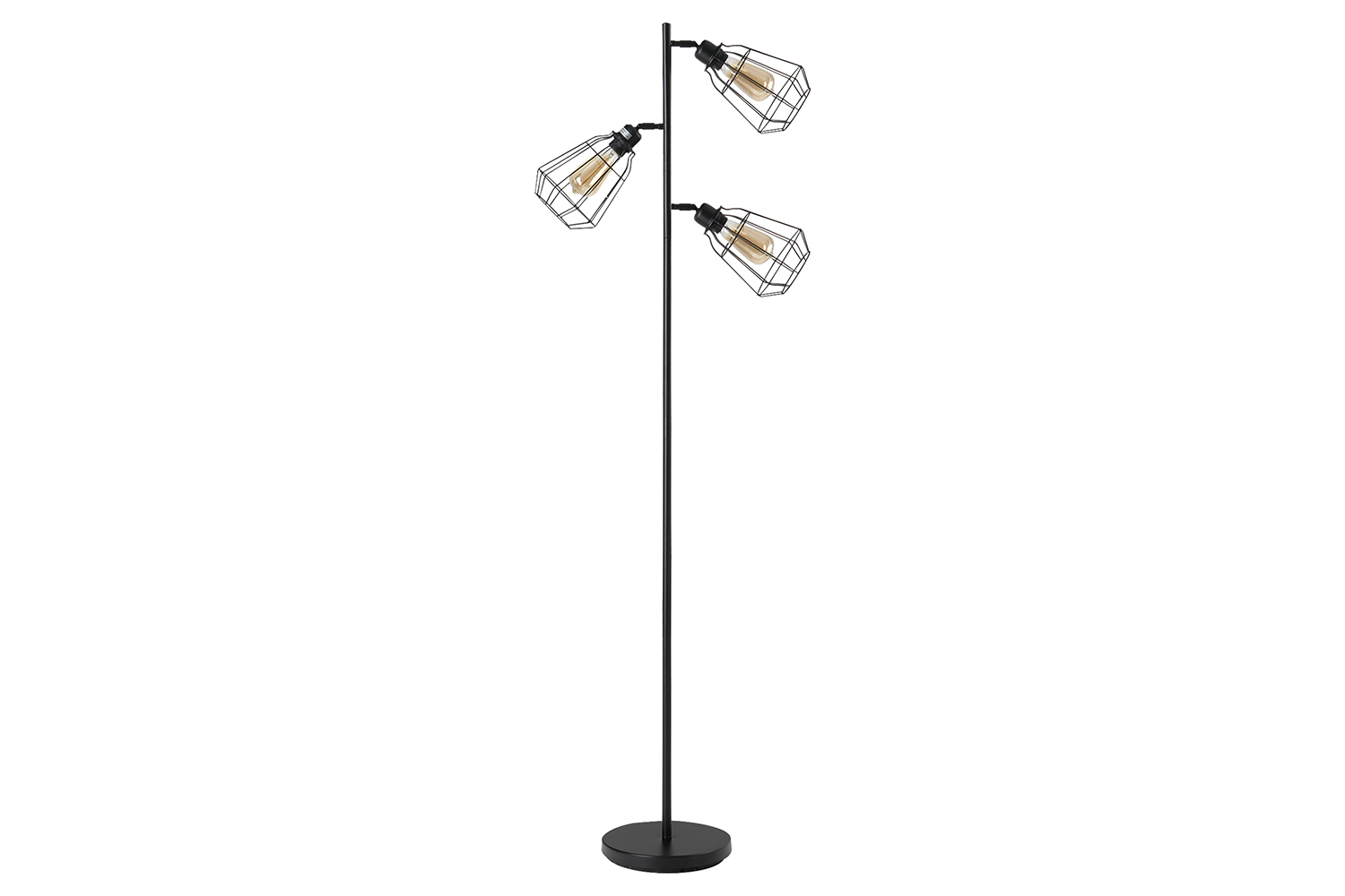 Homcom | Birdcage Floor Lamp | Black