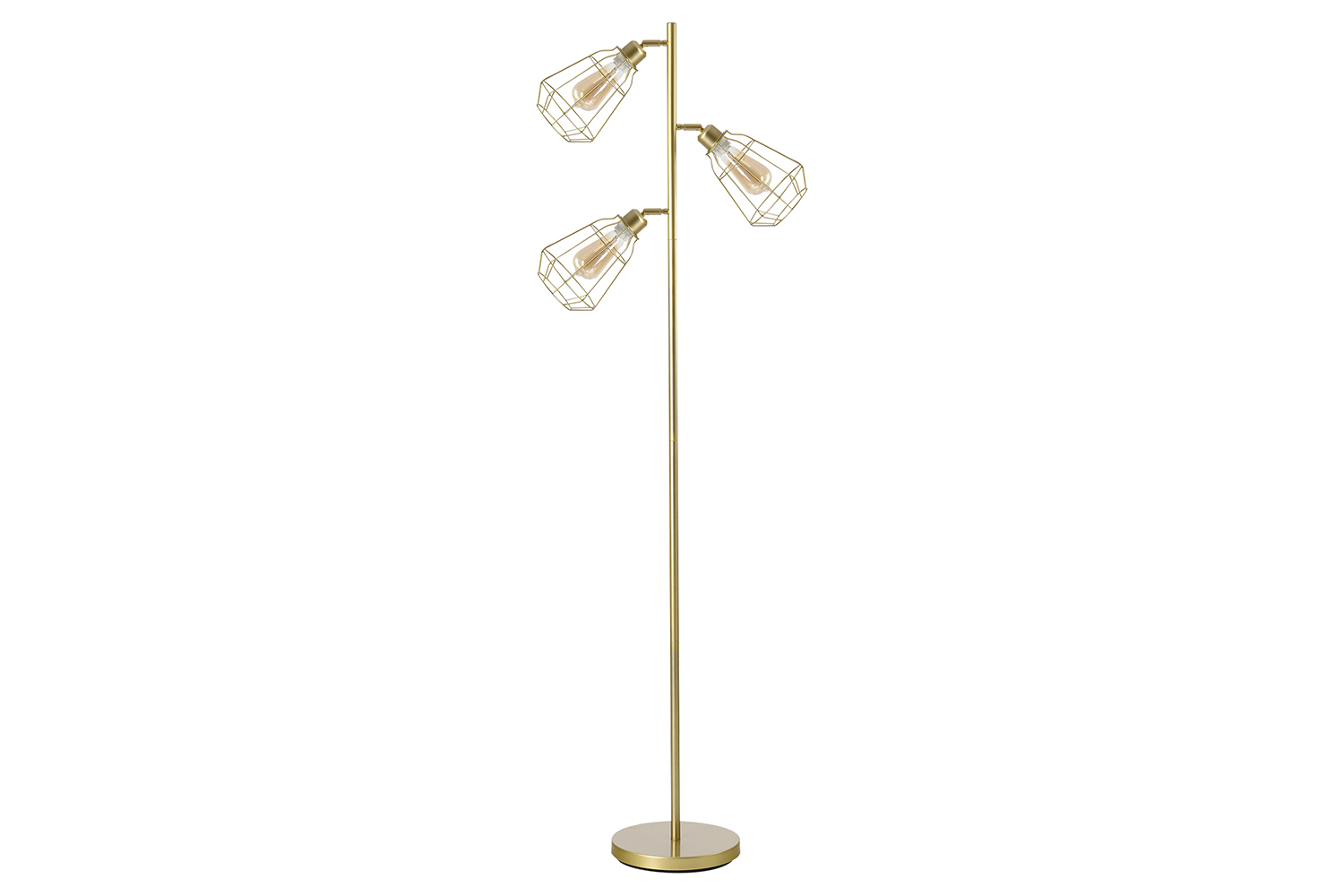 Homcom | Birdcage Floor Lamp | Gold