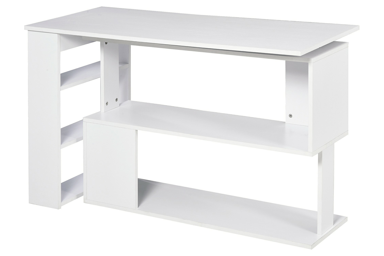 Homcom Home Office Corner Desk | White
