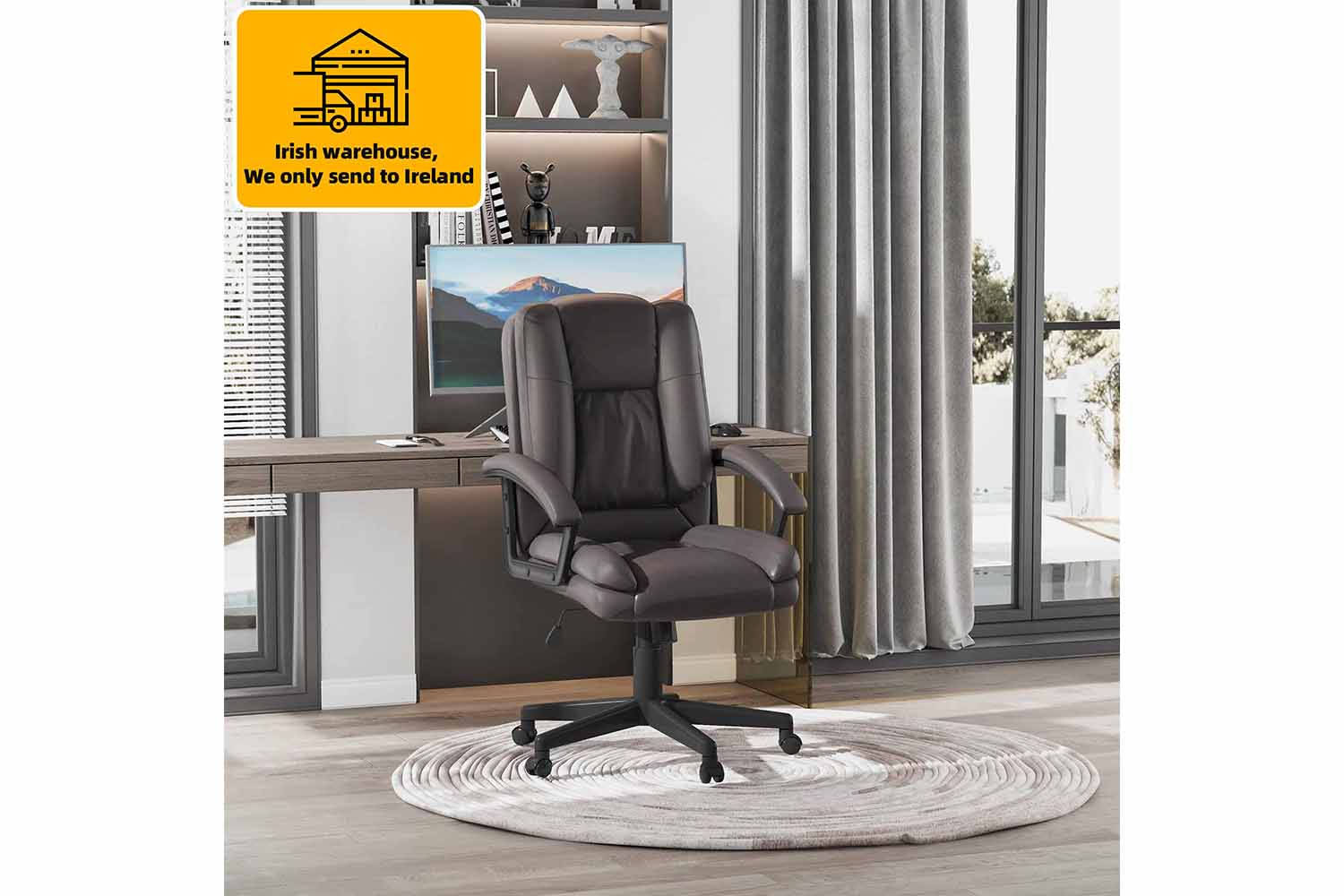 Homcom Executive Office Chair | Brown
