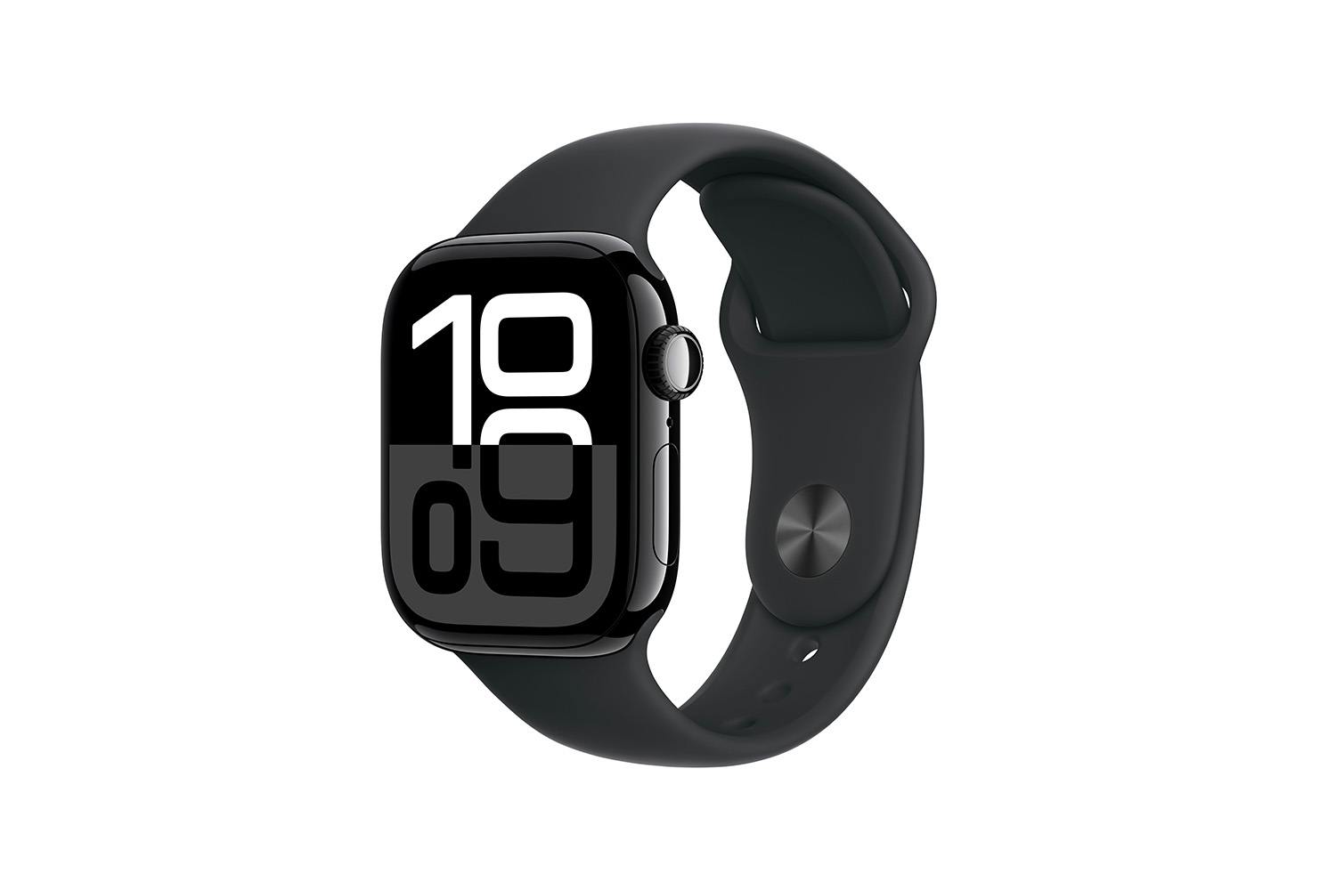 Apple Watch Series 10 46mm Jet Black Aluminium Case Black