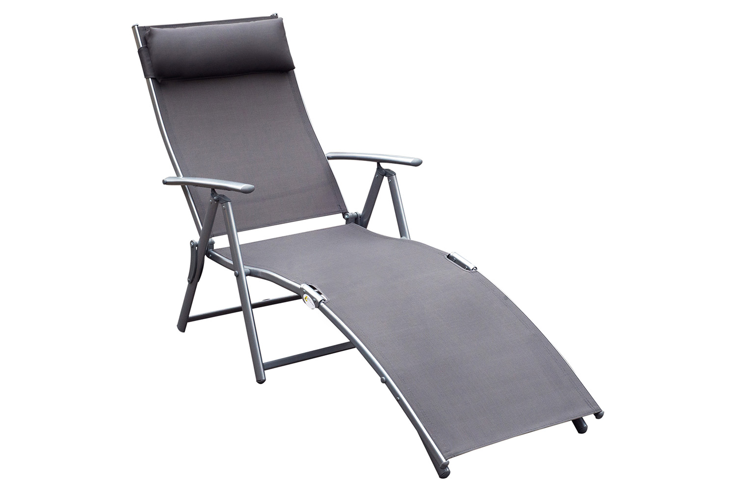 Outsunny Sun Lounge Chair | Grey