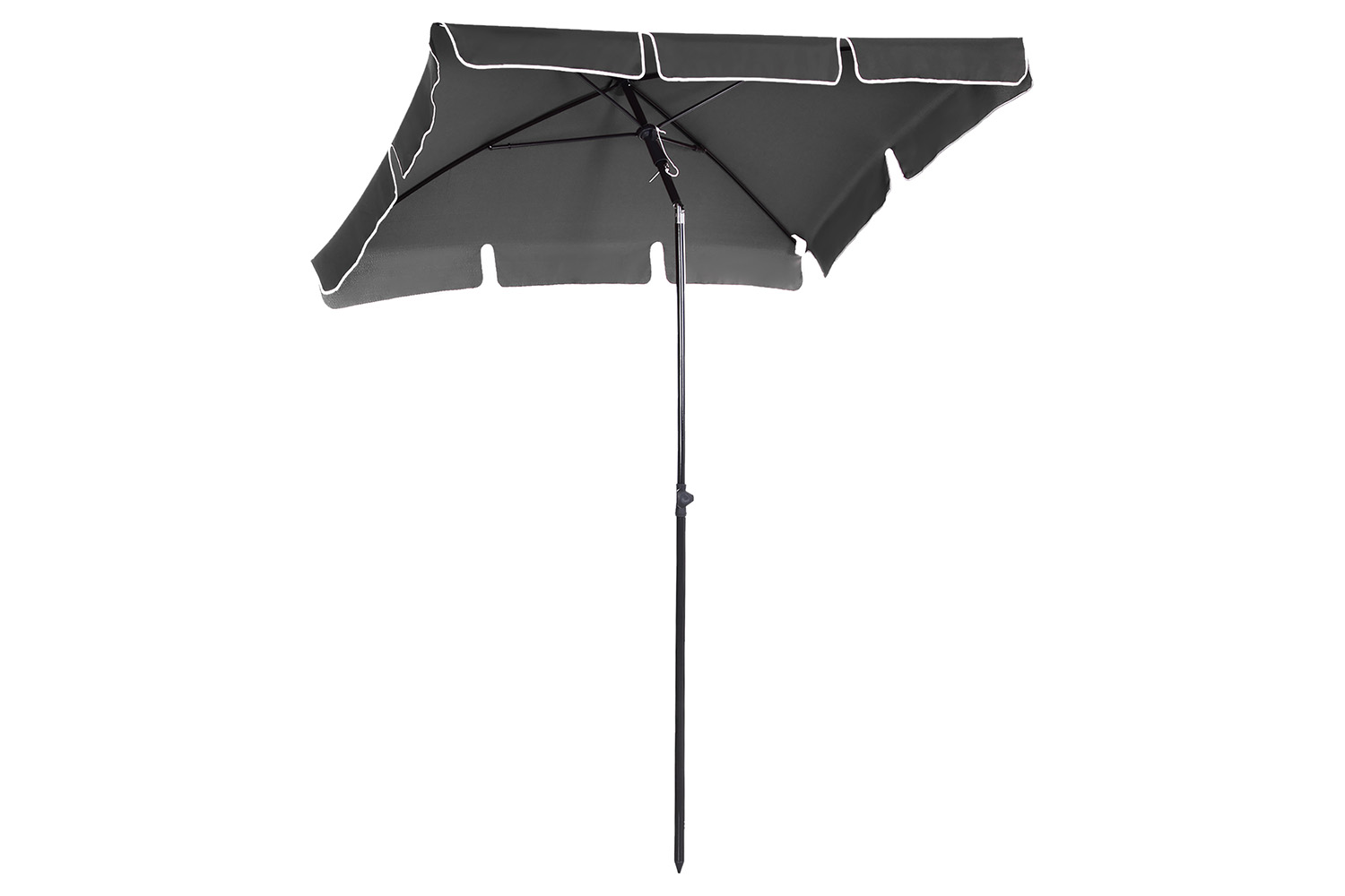 Outsunny Aluminium Sun Umbrella Parasol | Grey