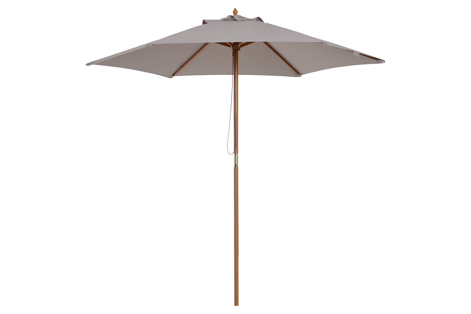 Outsunny Garden Sun Shade Parasol | Grey
