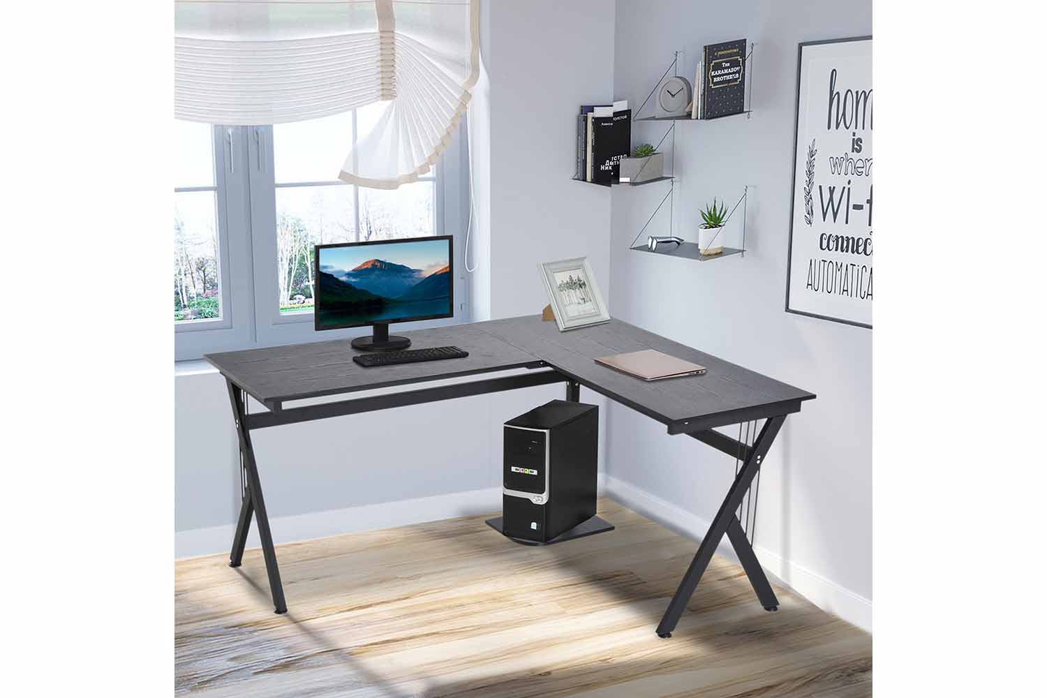 Homcom Home Office Computer Desk | Black
