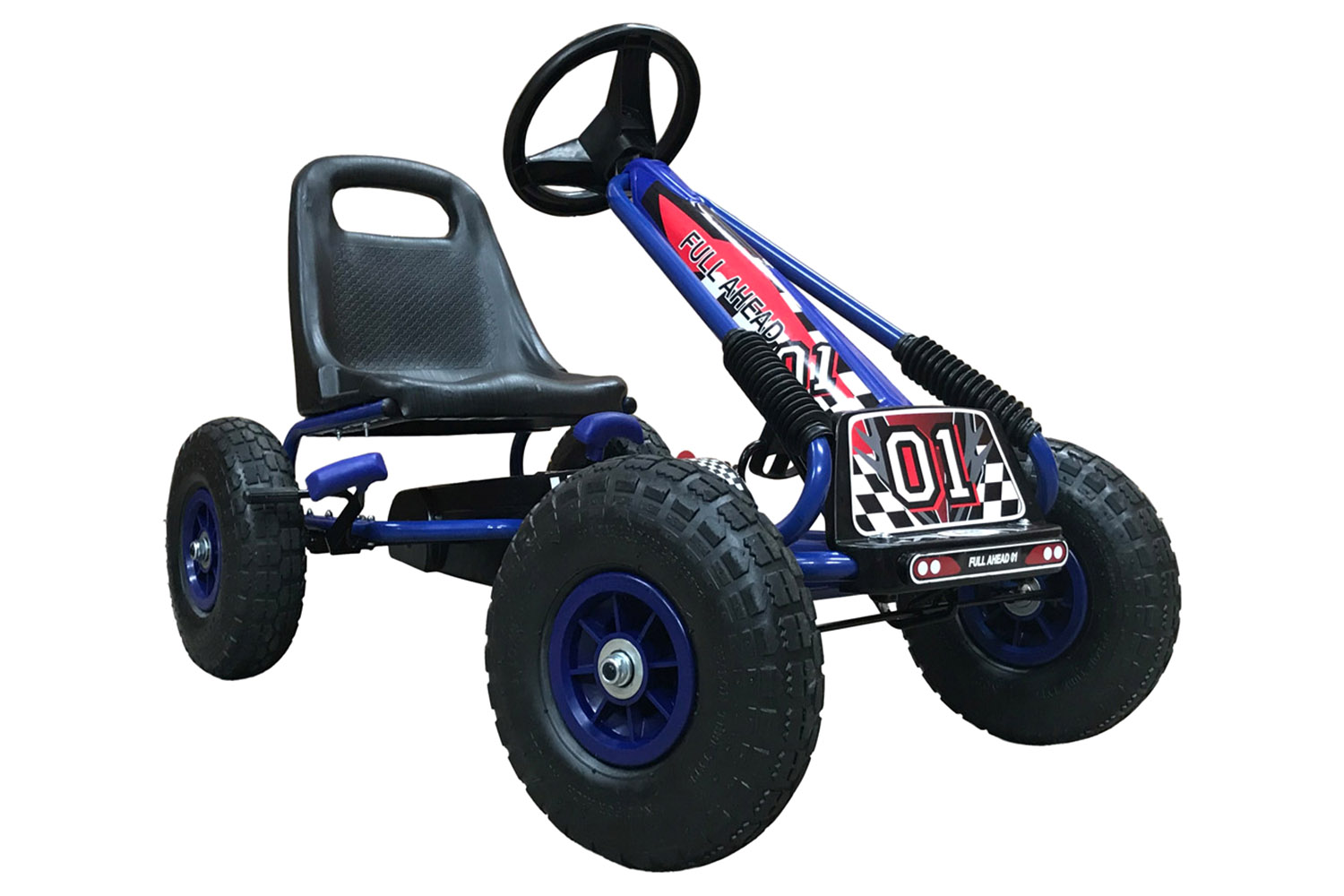 Kiddo Kids Racer Pedal Go-Kart | Blue