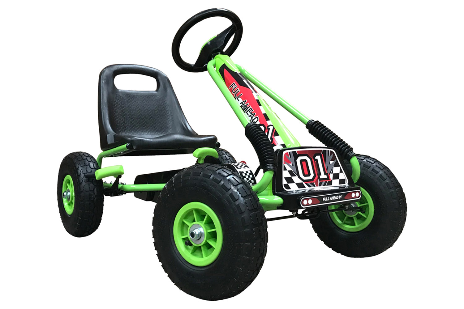 Kiddo Kids Racer Pedal Go-Kart | Green