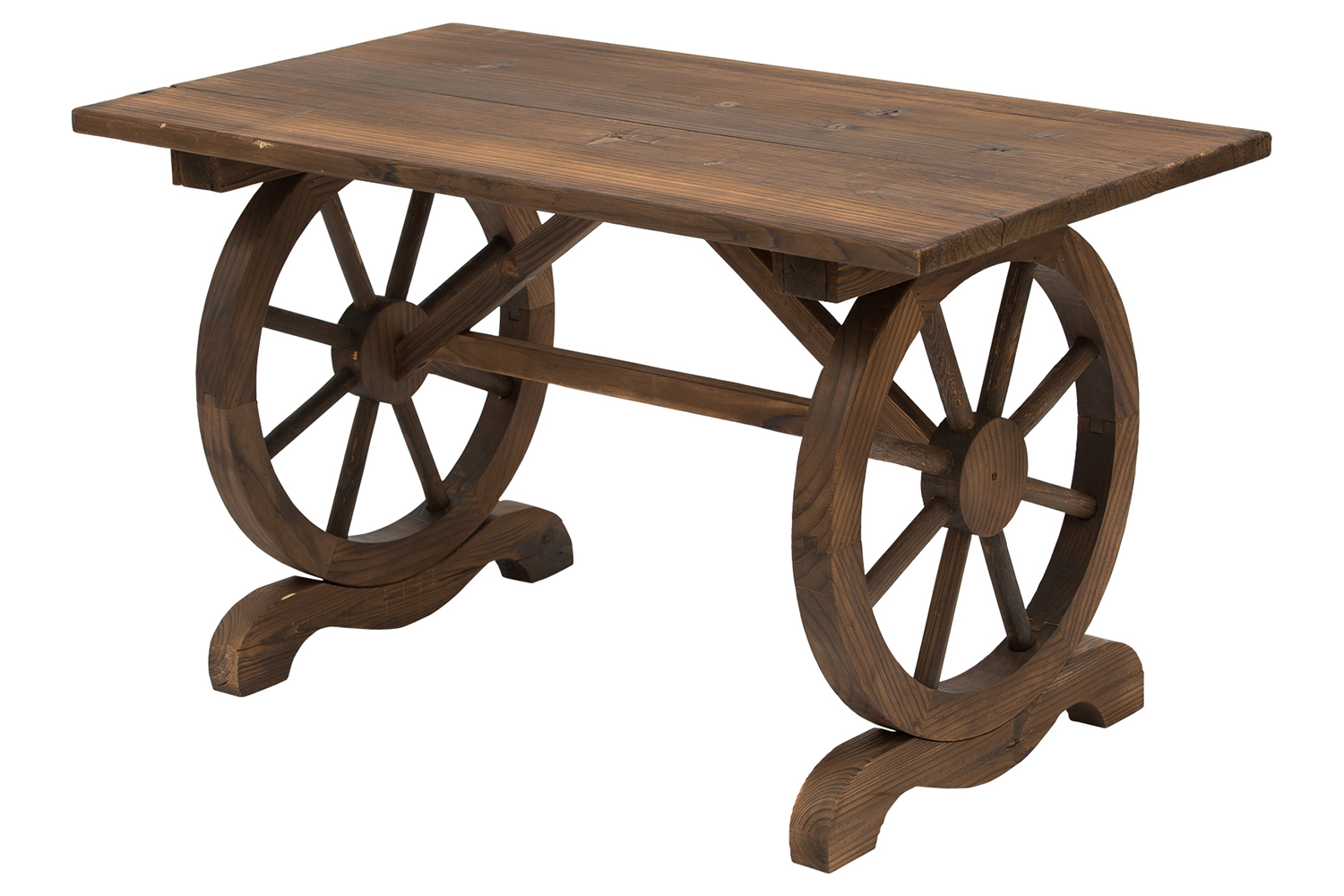 Outsunny Garden Coffee Table | Natural Wood