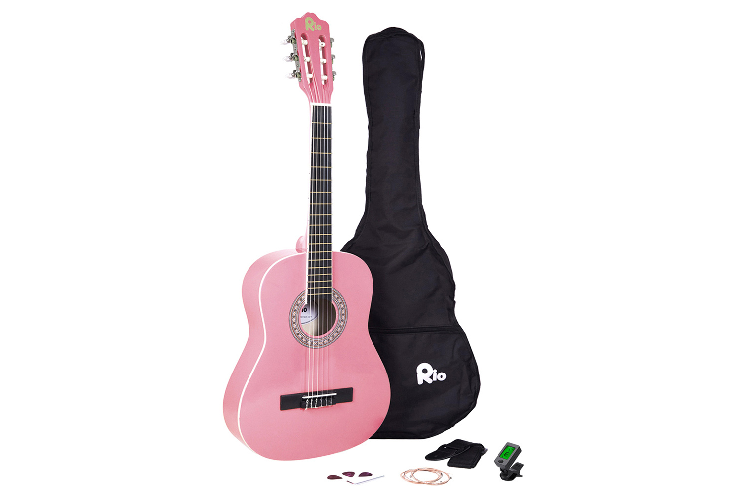 Rio 3/4 Size Junior Classical Guitar | Pink