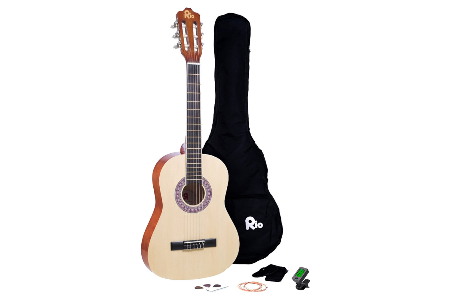 Rio 4/4 Size Acoustic Classical Guitar | Natural