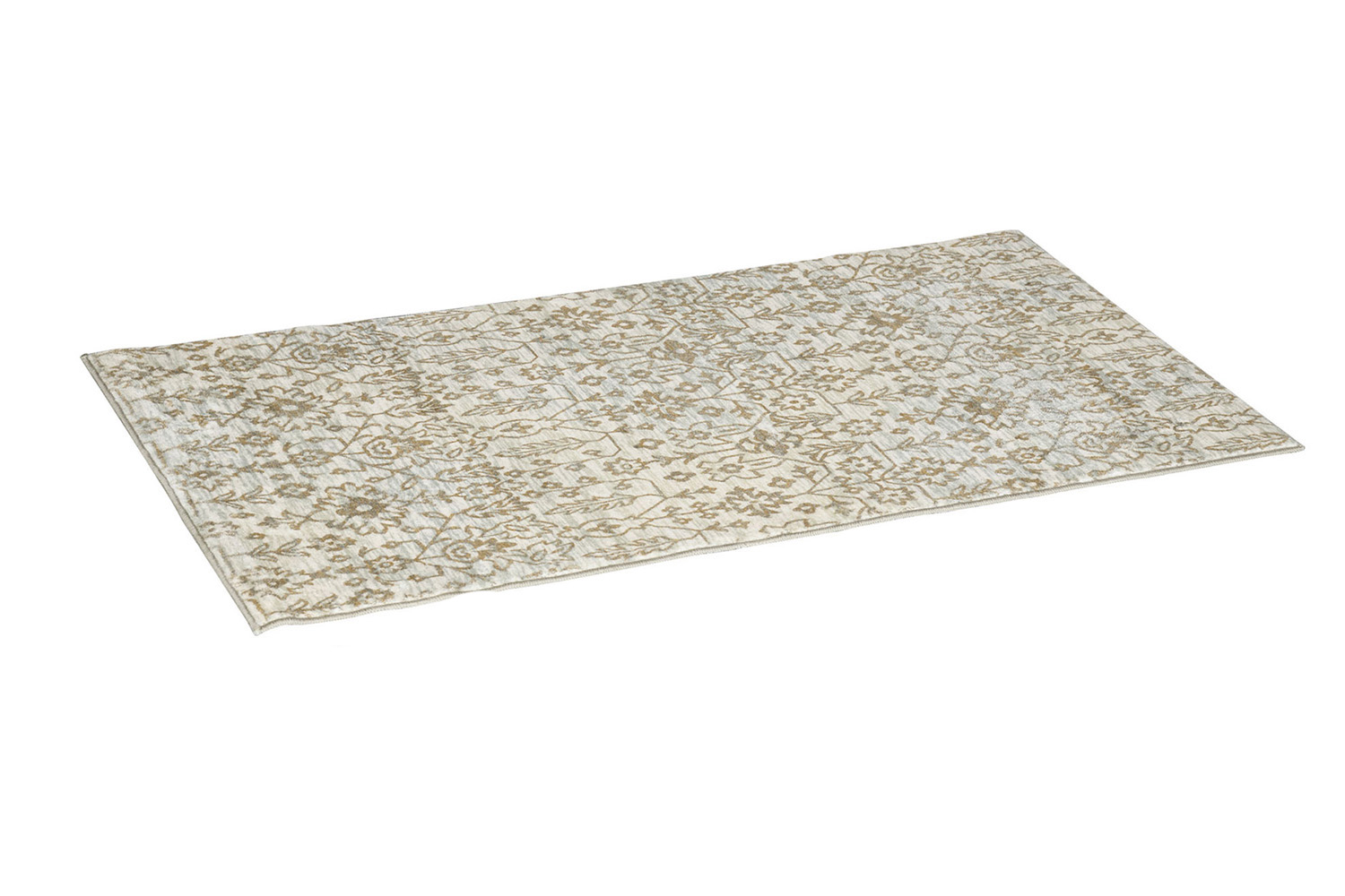 Homcom | Dining Room Floral Boho Area Rug | Beige | 80 x 150 cm