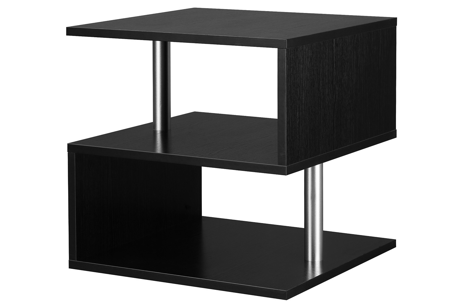 Homcom S Shaped Side Table | Black