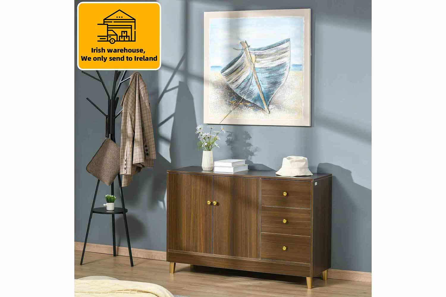 Homcom Canvas Wall Painting | Multicolour | 90 x 90 cm