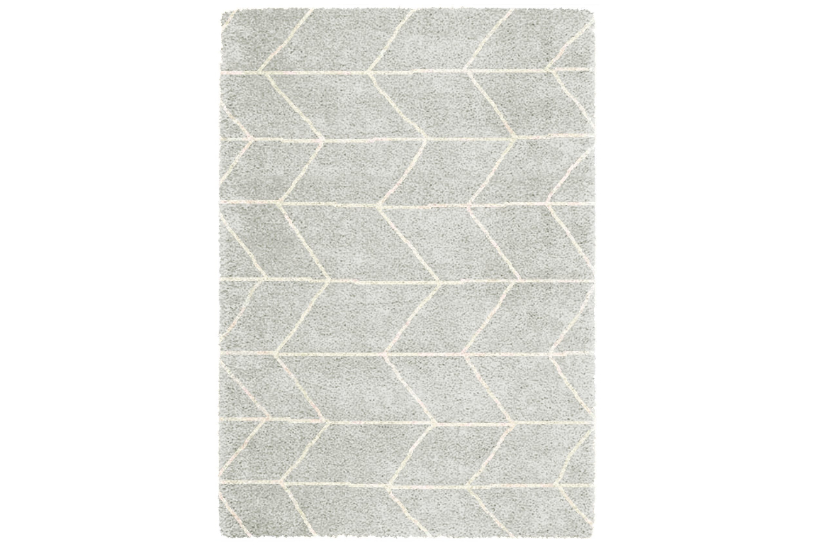 Logan | Grey with White Lines 160X230