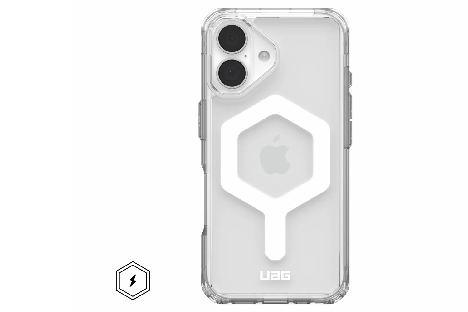 UAG Plyo iPhone 16 MagSafe Case | Ice white