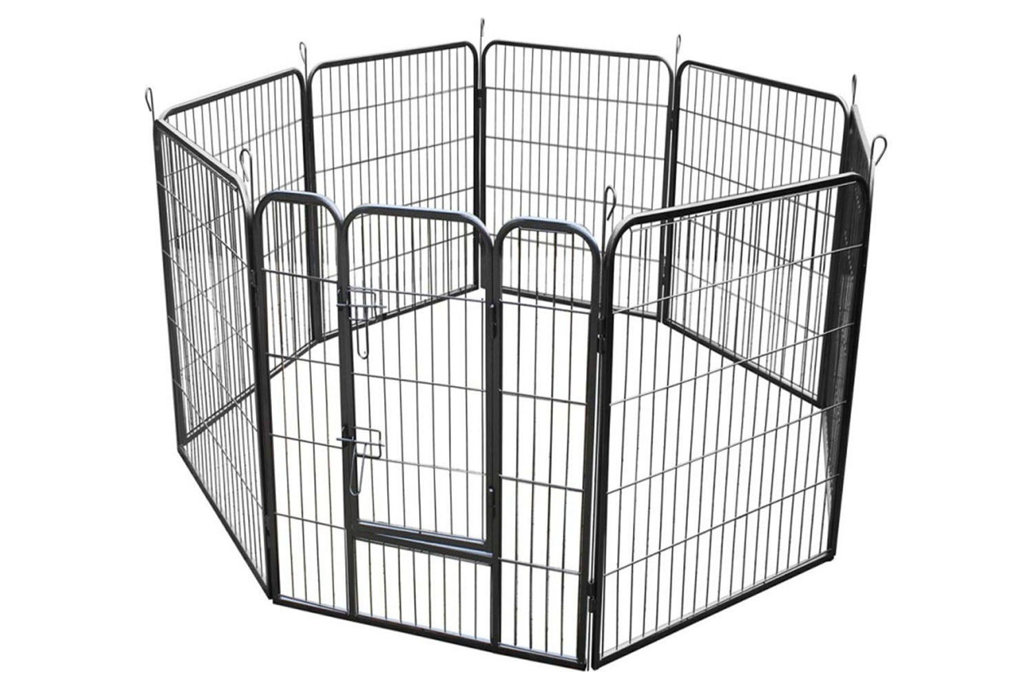 RayGar Heavy Duty 8 Panel Pet Enclosure | Xl | Grey