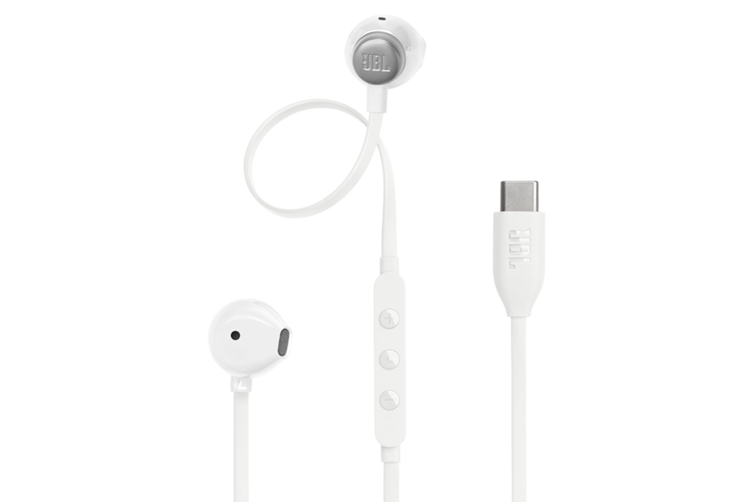 JBL Tune 305C USB-C In-Ear Earphones | White