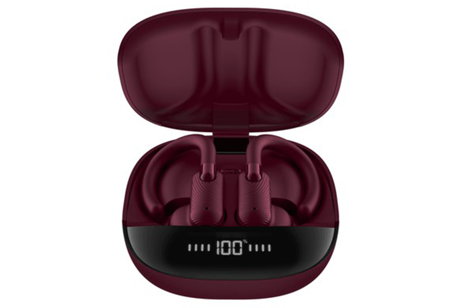 Mixx Streambuds Sports Charge 2 Wireless Earbuds | Burgundy