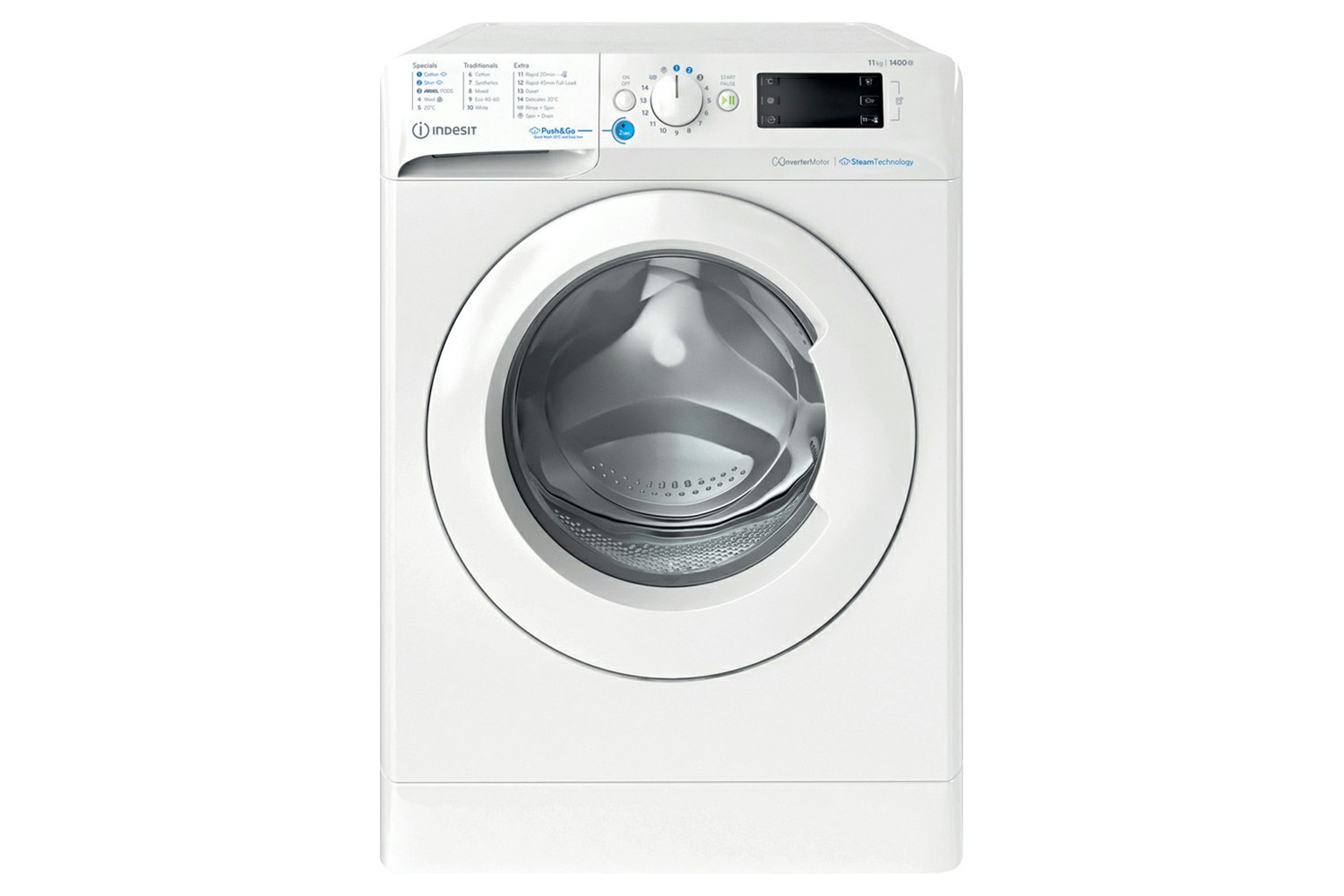 Indesit 11kg Freestanding Washing Machine | BWE111496XWVUK