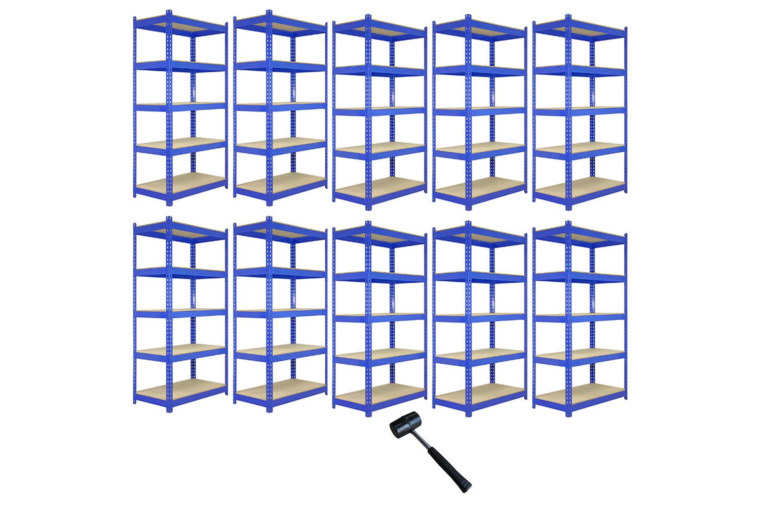 Monstershop 10 x Q-Rax Metal Racking Units | Blue