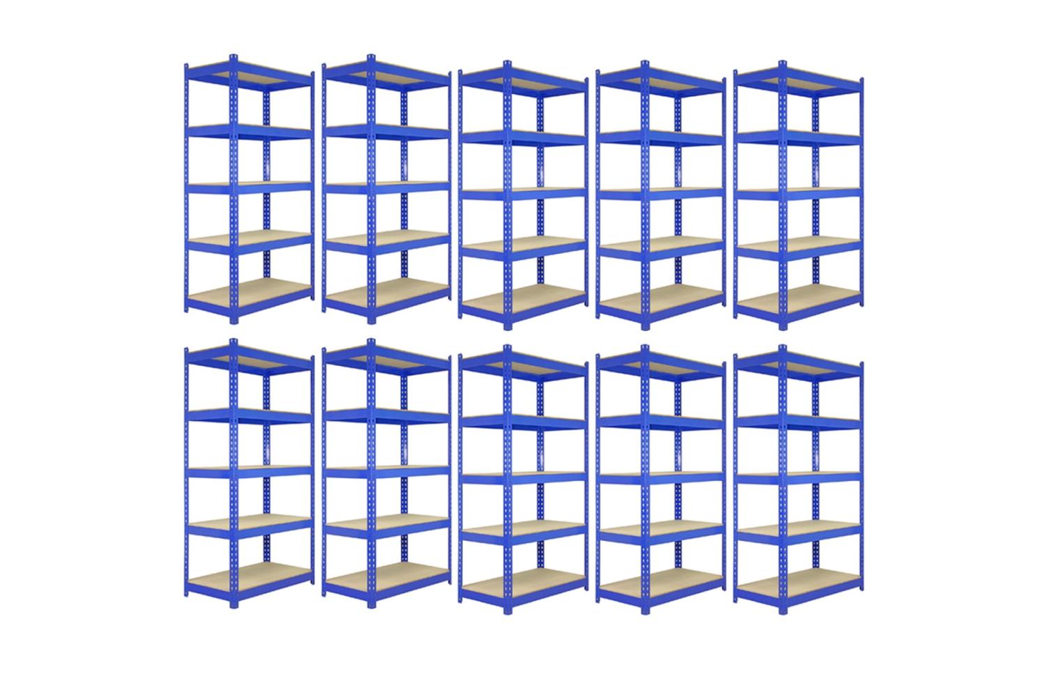Monstershop 10 x T-Rax Metal Racking Units | Blue