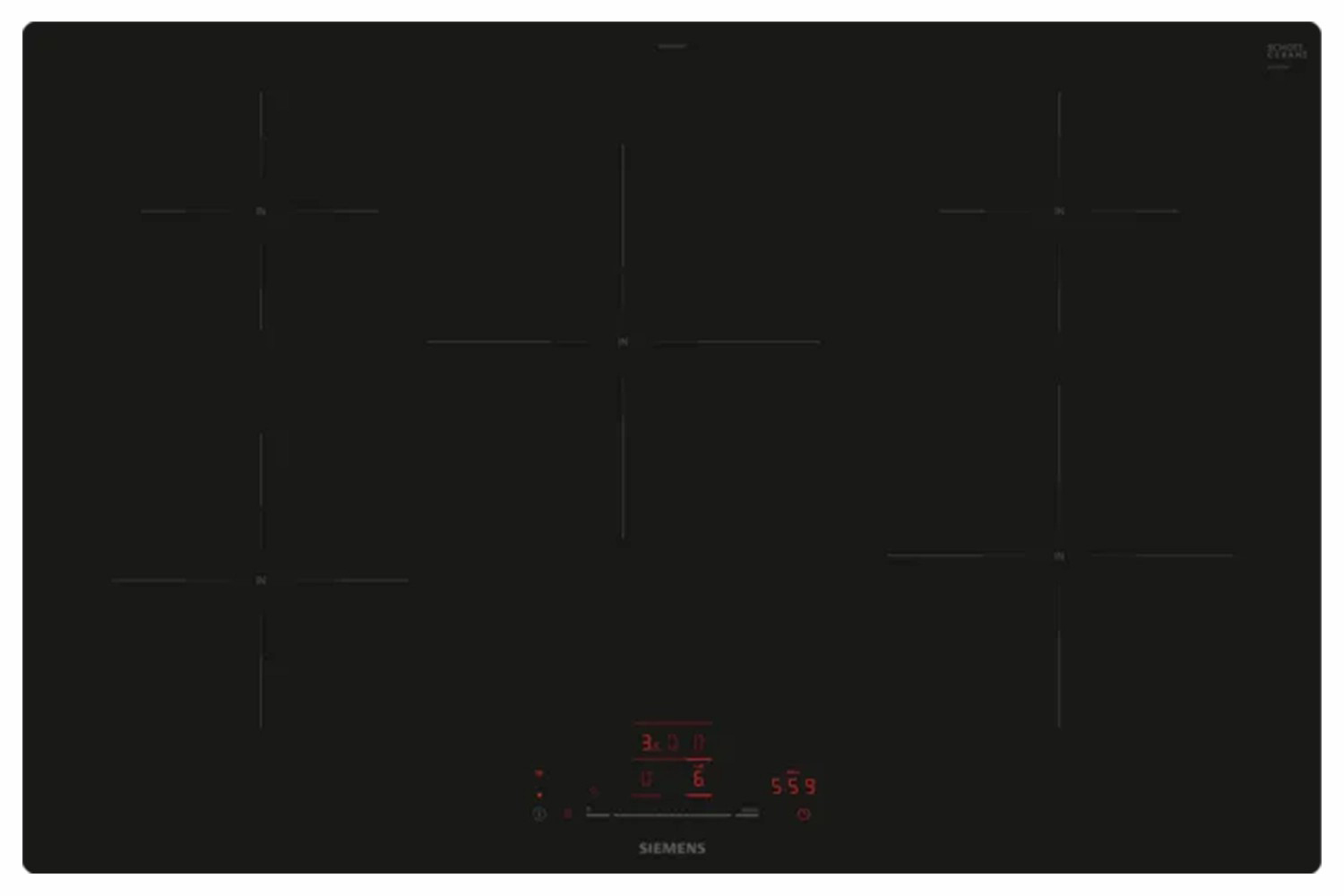 Siemens iQ100 80cm Induction Hob | EH801HVB1E