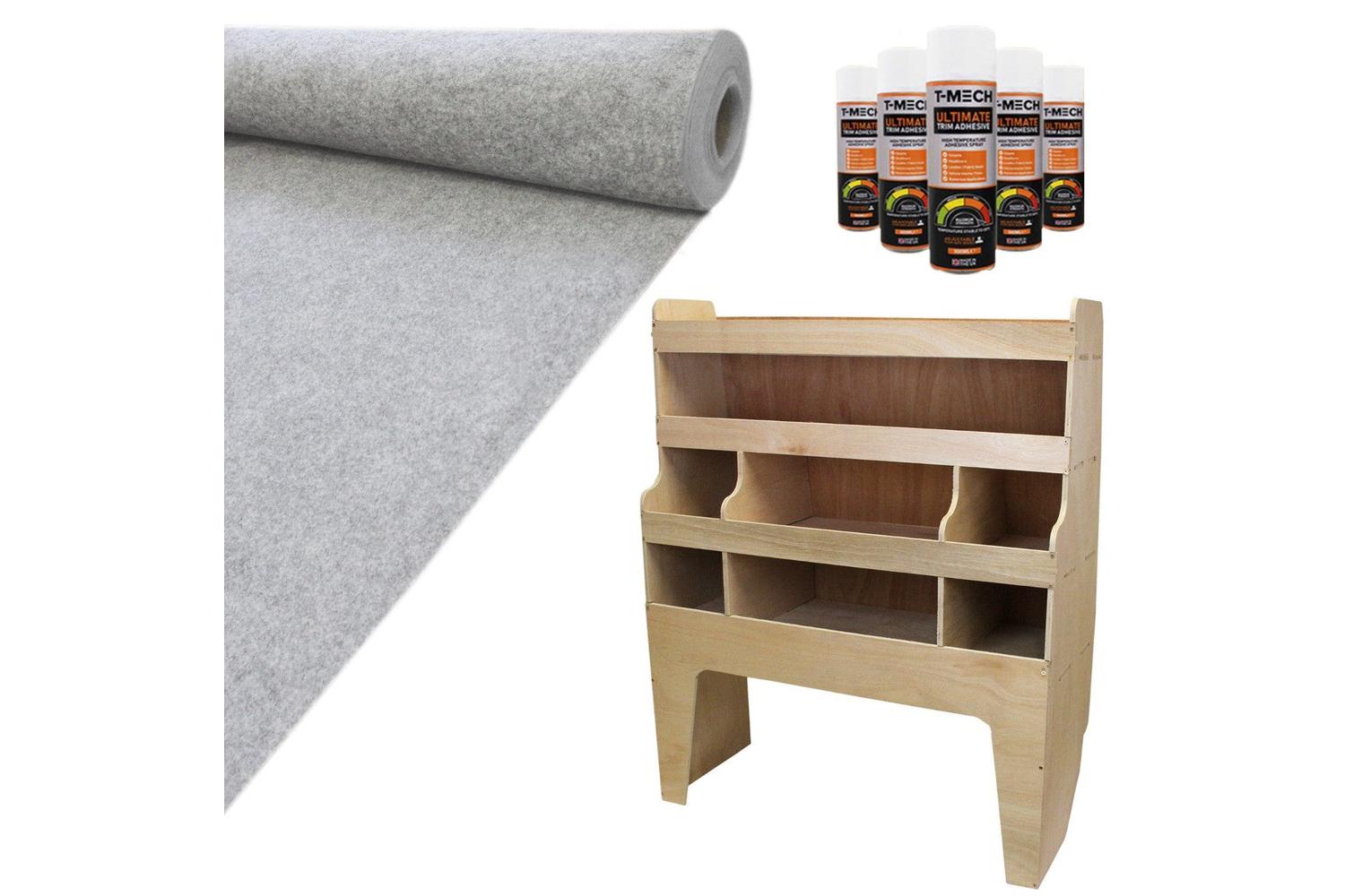 Monstershop 11sqm Van Lining & VW Transporter Racking Unit