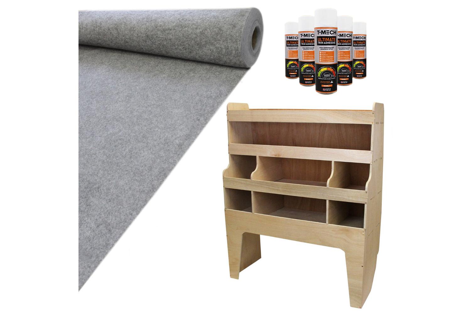 Monstershop 26329 - 11sqm Smoke Grey Van Lining & Vw Transpo