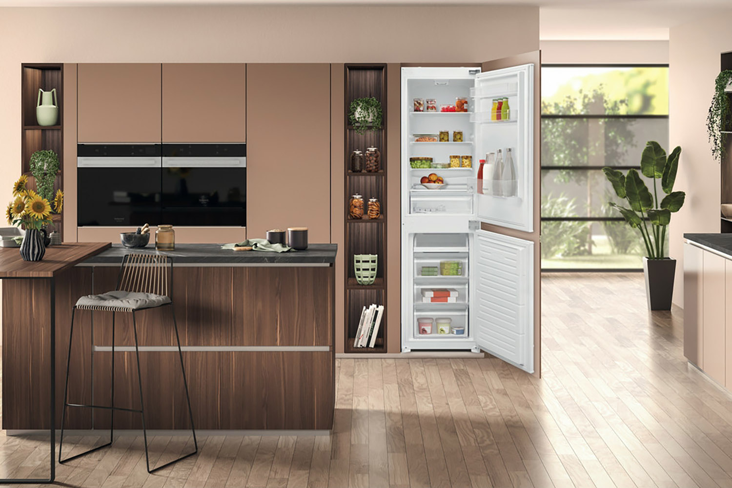 Hotpoint Built-in Fridge Freezer | HMCB50502UK