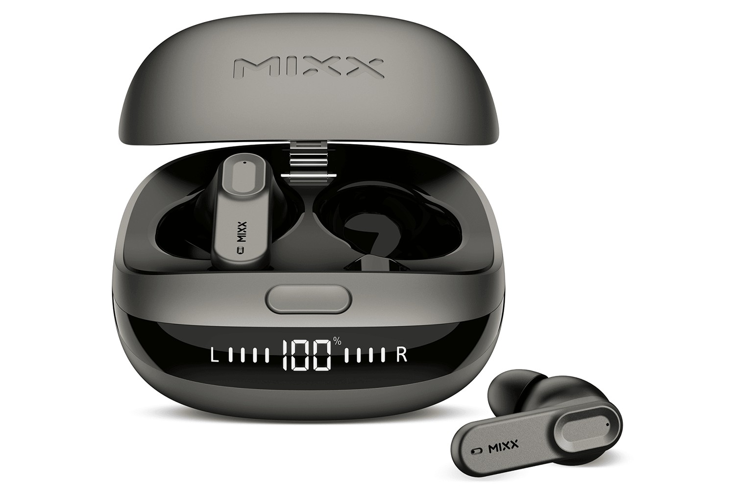 Mixx Streambuds Ultra In-Ear Wireless Active Noise Cancelling Earbuds | Black