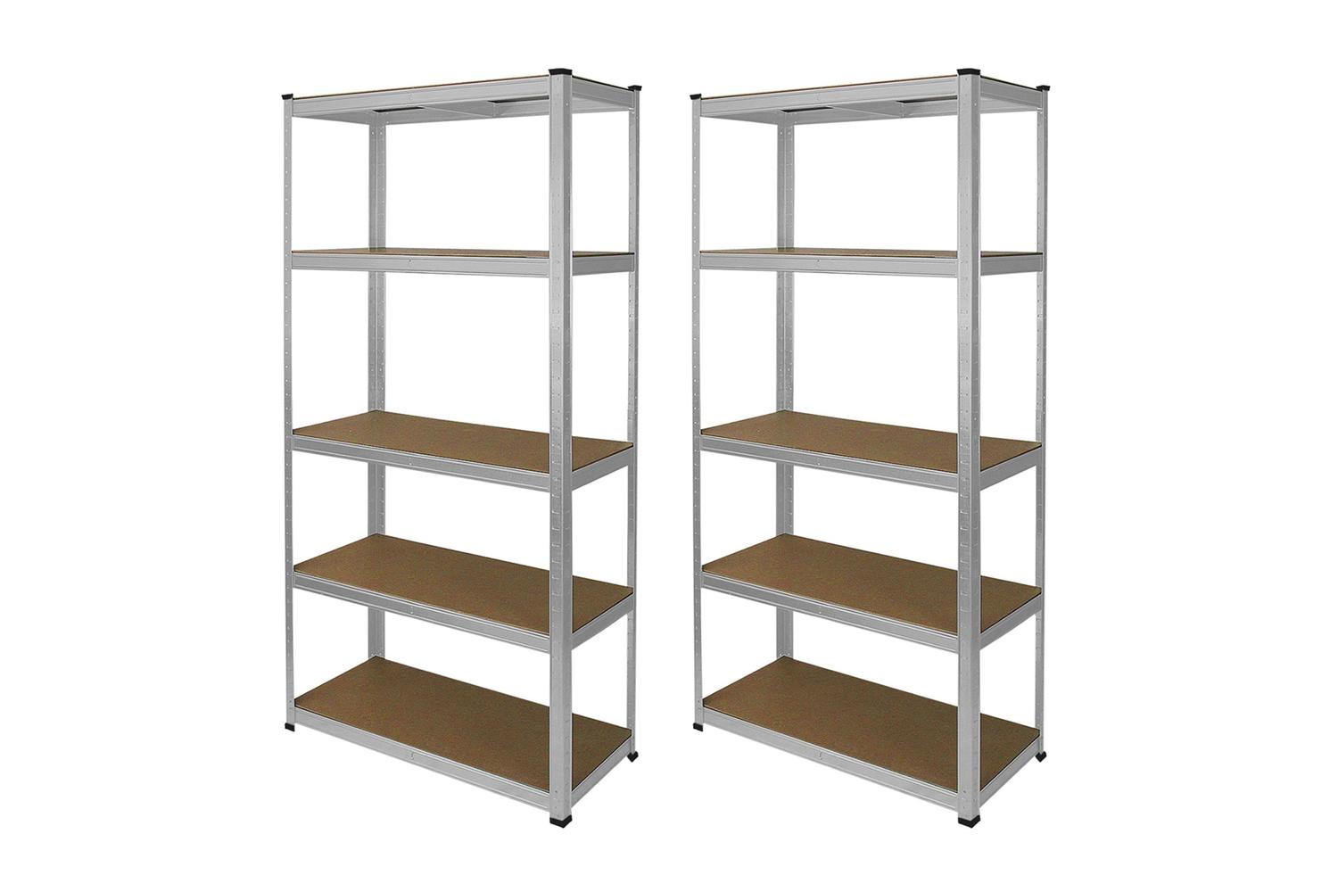 Monstershop 2 x Galvanised Racking Units