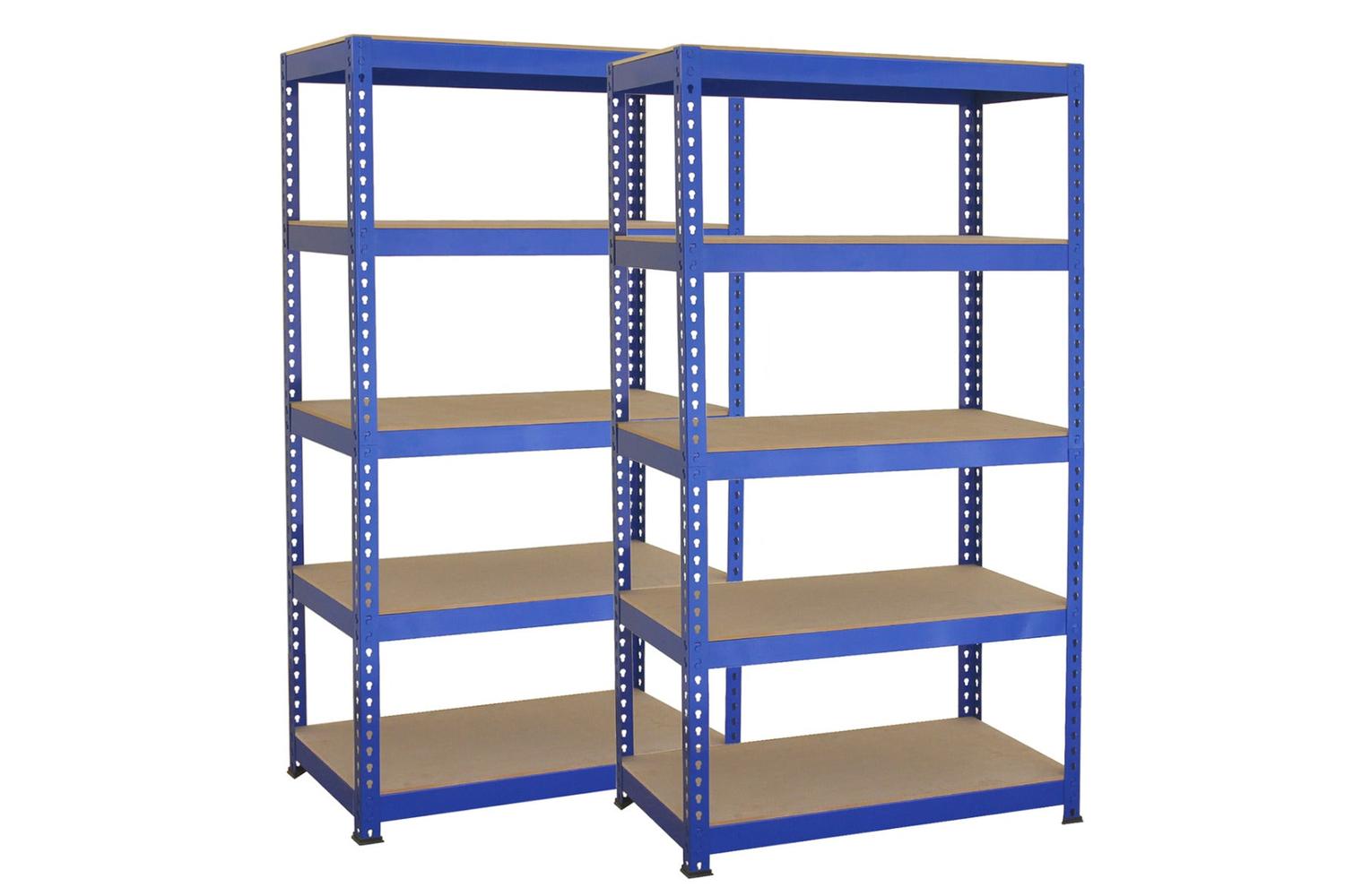 Monstershop 2 x T-Rax Metal Racking Units | Blue