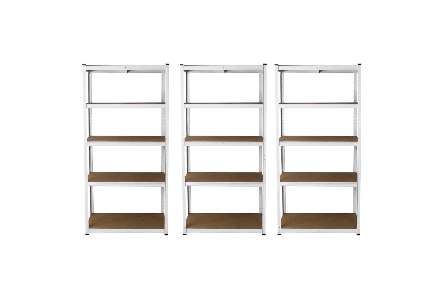 Monstershop 3 x E-Rax Metal Racking Units | White