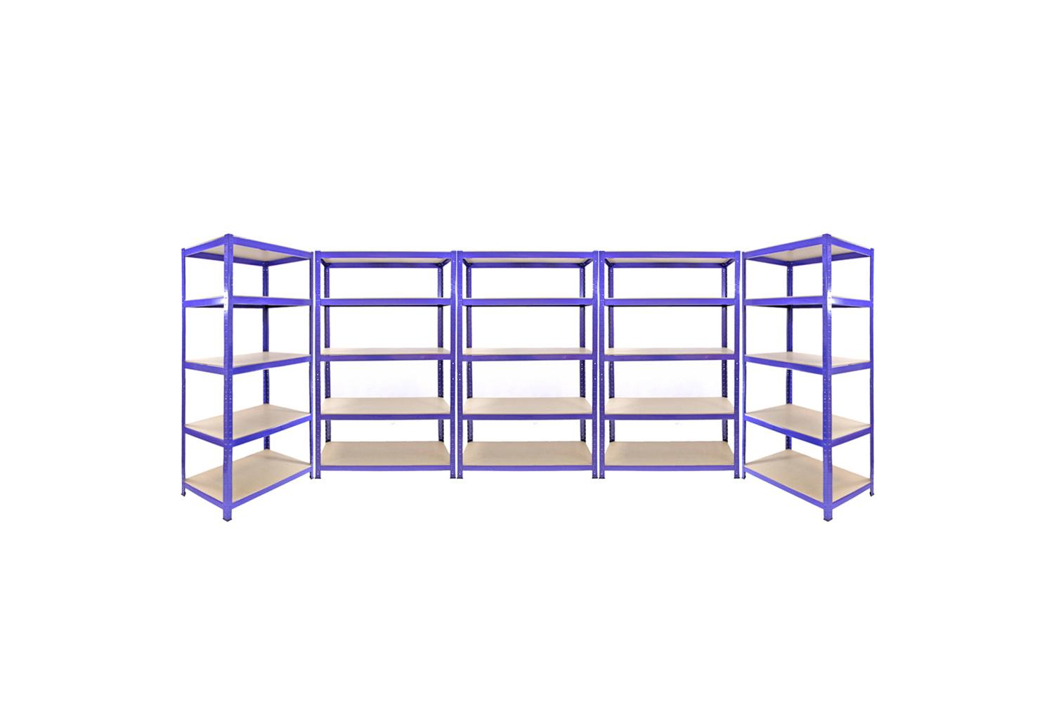 Monstershop 3 x Q-Rax and 2 x Racking Units | Blue