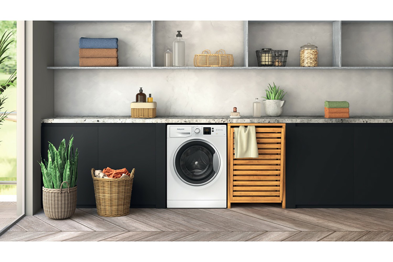 Hotpoint 9kg Freestanding Washing Machine | HNR9W64WSIRE