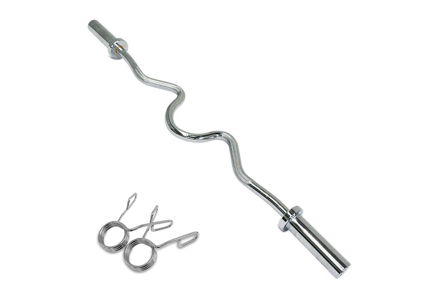 Monstershop Body Revolution Olympic Super Curl EZ Barbell Bar