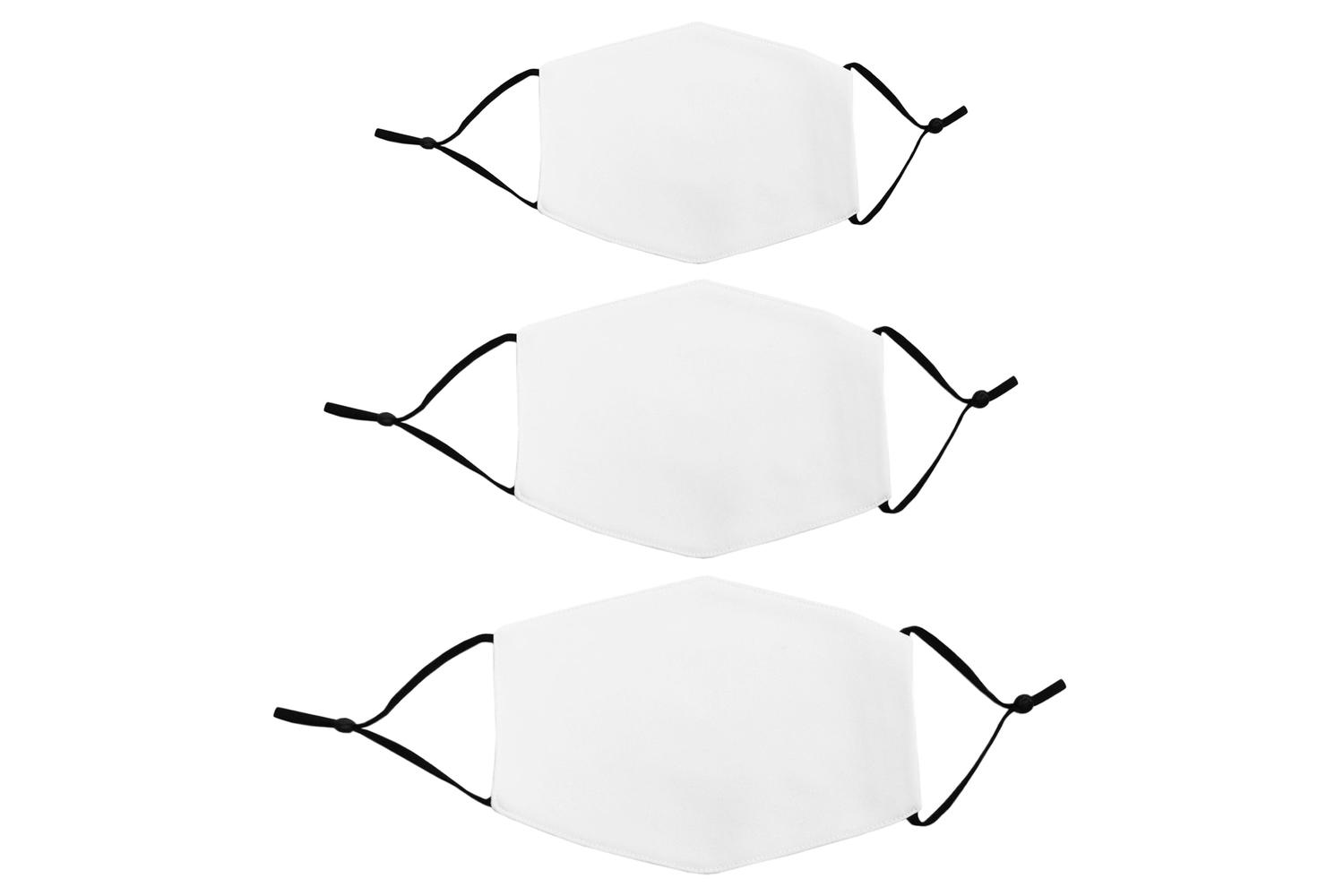 Monstershop 27690 - Face Masks Sublimation Blanks Bundle / 3