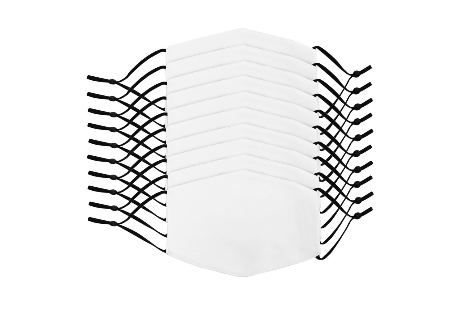 Monstershop 27383 - Large Face Masks Sublimation Blanks / 10